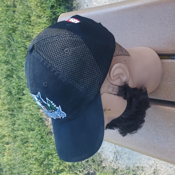 NBA Minnesota Timberwolves Mesh Back US Bank Embroidered Strap-on Cap Hat - Picture 3 of 11